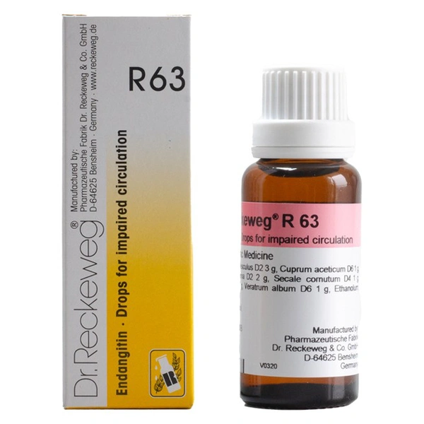 Dr. Reckeweg R63 Drops for Impaired Circulation