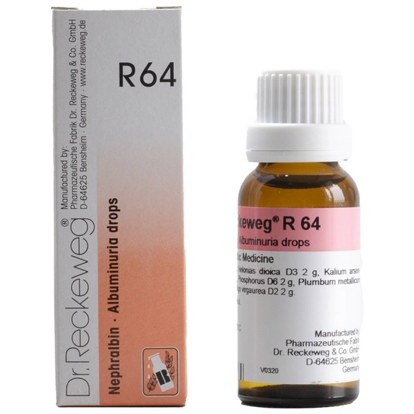Dr. Reckeweg R64 Excessive protein in urine Drops