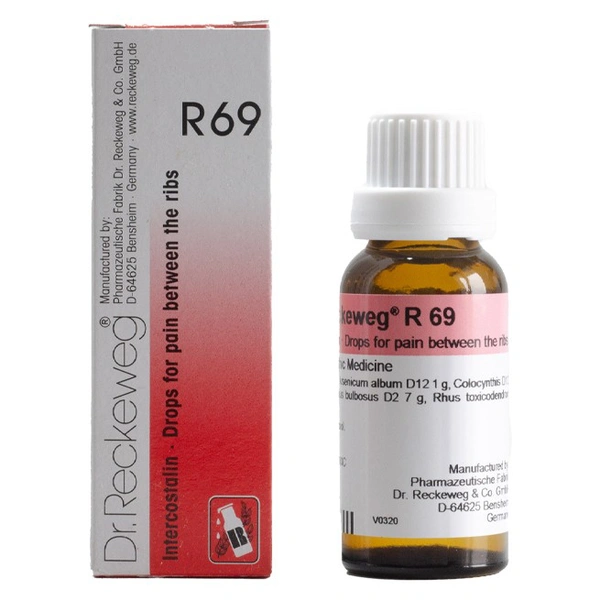 Dr. Reckeweg R69Drops for Pain between the Ribs