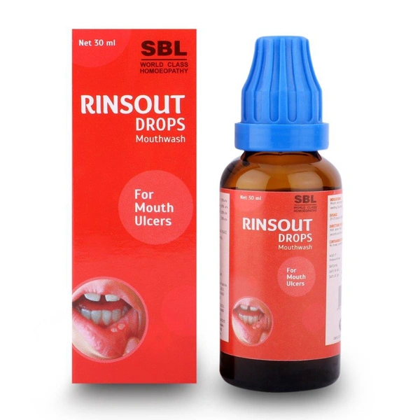 SBL Rinsout Drops - Mouthwash - 30ML