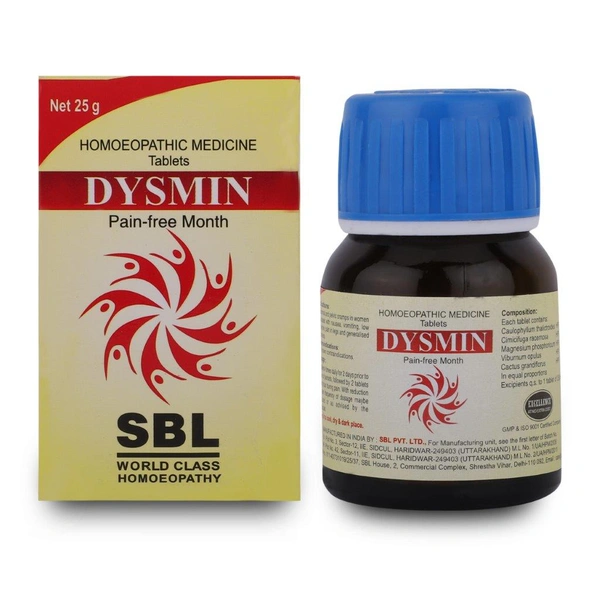 SBL Dysmin Tablets - 25gm