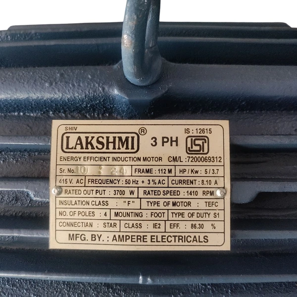 Induction Motor 5 HP 3 Phase