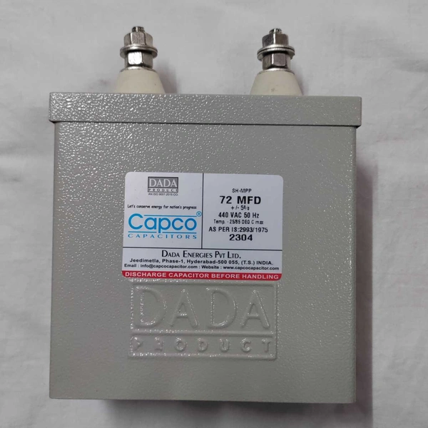 Capacitor Box Type 72 MFD