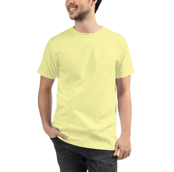 Custom Print Tshirt ( SEND IMAGES TO THE WHATSAPP CHAT - 7305508023) - Mustard, L