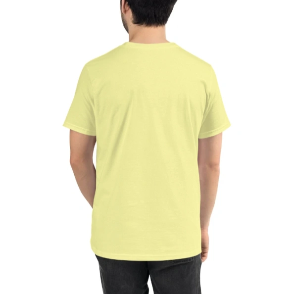 Custom Print Tshirt ( SEND IMAGES TO THE WHATSAPP CHAT - 7305508023) - Mustard, XL