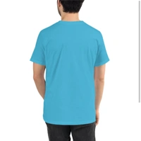 Custom Print Tshirt ( SEND IMAGES TO THE WHATSAPP CHAT - 7305508023) - Sky Blue, M