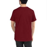 Custom Print Tshirt ( SEND IMAGES TO THE WHATSAPP CHAT - 7305508023) - Maroon, M