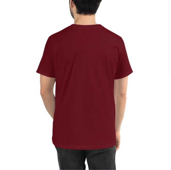 Custom Print Tshirt ( SEND IMAGES TO THE WHATSAPP CHAT - 7305508023) - Maroon, M