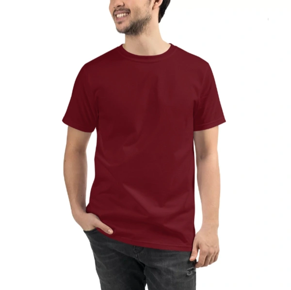 Custom Print Tshirt ( SEND IMAGES TO THE WHATSAPP CHAT - 7305508023) - Maroon, L