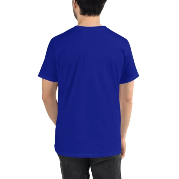 Custom Print Tshirt ( SEND IMAGES TO THE WHATSAPP CHAT - 7305508023) - Royal Blue, L