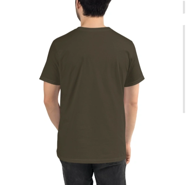 Custom Print Tshirt ( SEND IMAGES TO THE WHATSAPP CHAT - 7305508023) - Olive Green, XXL