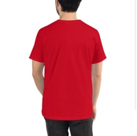 Custom Print Tshirt ( SEND IMAGES TO THE WHATSAPP CHAT - 7305508023) - Red, M