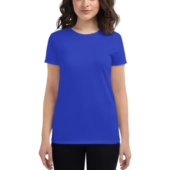 Custom Print Tshirt Female (SEND THE IMAGES TO THE WHATSAPP CHAT - 7305508023 TO PRINT) - Royal Blue, S