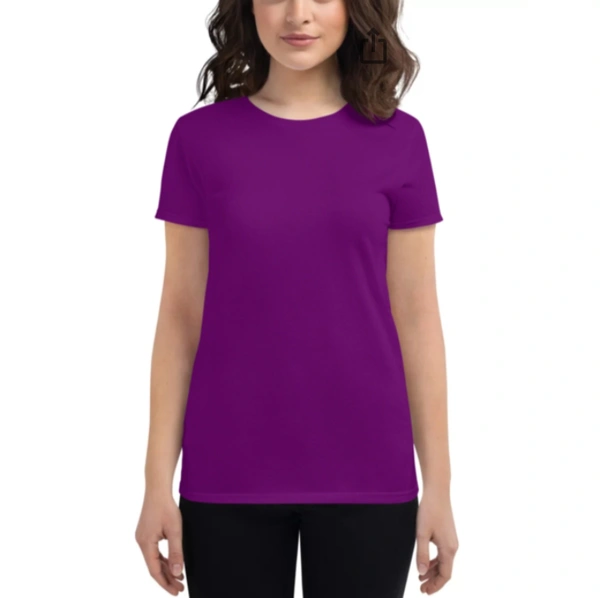 Custom Print Tshirt Female (SEND THE IMAGES TO THE WHATSAPP CHAT - 7305508023 TO PRINT) - Purple, M