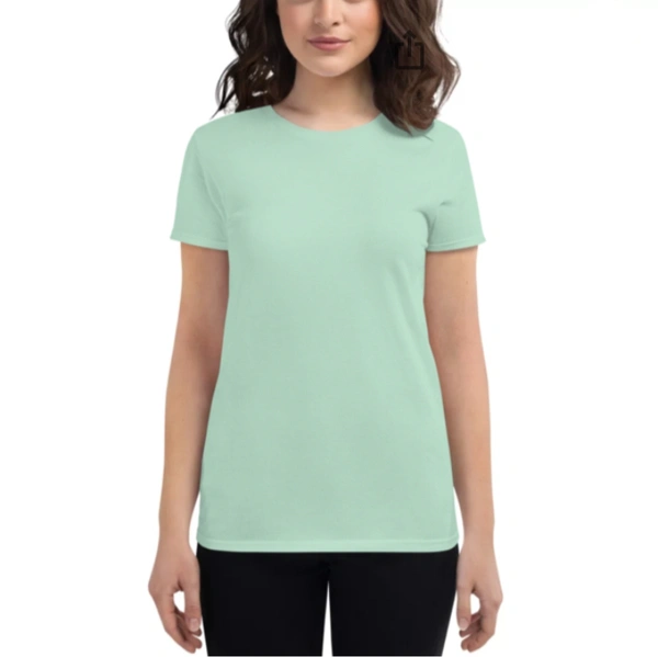 Custom Print Tshirt Female (SEND THE IMAGES TO THE WHATSAPP CHAT - 7305508023 TO PRINT) - Mint Green, XL