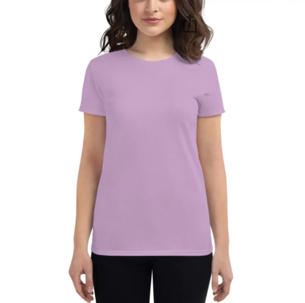 Custom Print Tshirt Female (SEND THE IMAGES TO THE WHATSAPP CHAT - 7305508023 TO PRINT) - Lilac, L