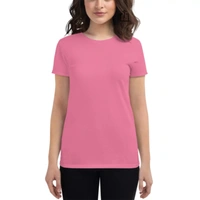 Custom Print Tshirt Female (SEND THE IMAGES TO THE WHATSAPP CHAT - 7305508023 TO PRINT) - Black, S