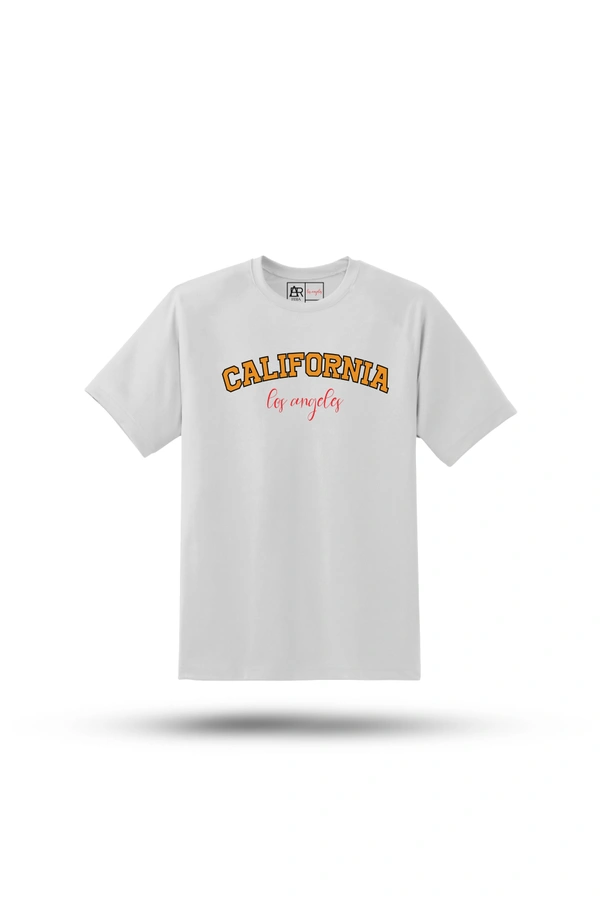 FERA CALIFORNIA LOS ANGELES ROUND NECK T SHIRT - OFF WHITE, XL
