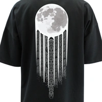 FERA STOLEN MOON OVERSIZED T-SHIRT - Black, S