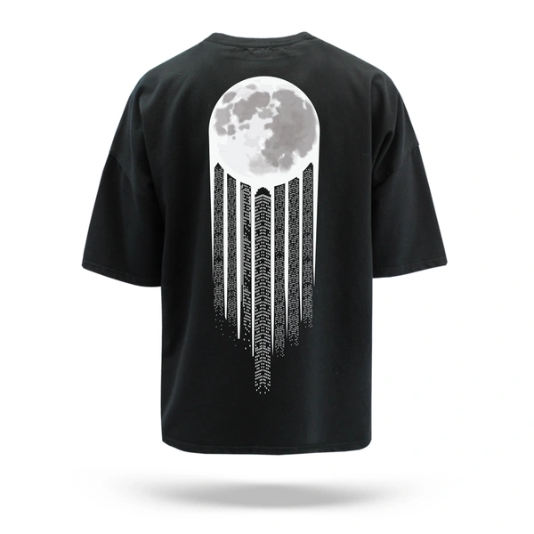 FERA STOLEN MOON OVERSIZED T-SHIRT - Black, S