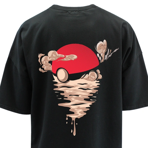 FERA POKEMON OVERSIZED T-SHIRT - Black, S