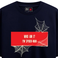 FERA SPIDER MAN OVERSIZED T-SHIRT - NAVY, XL