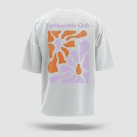 FERA CHILL OUT OVERSIZED T-SHIRT - White, S
