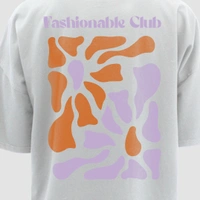 FERA CHILL OUT OVERSIZED T-SHIRT - White, XL