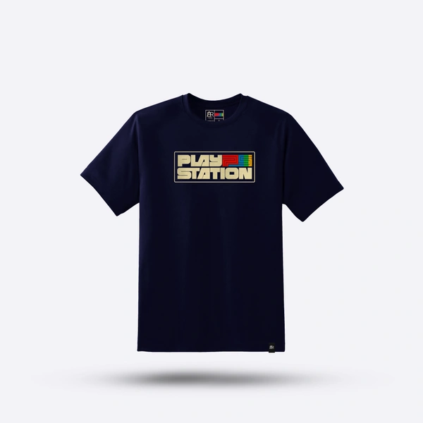FERA PLAY STATION ROUND NECK T-SHIRT  - NAVY, XL