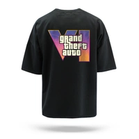FERA GTA 6 OVERSIZED T-SHIRT - Black, S