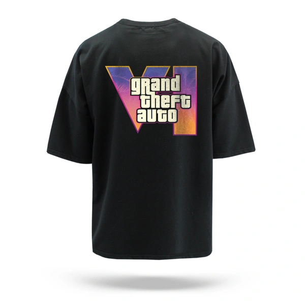 FERA GTA 6 OVERSIZED T-SHIRT - Black, S