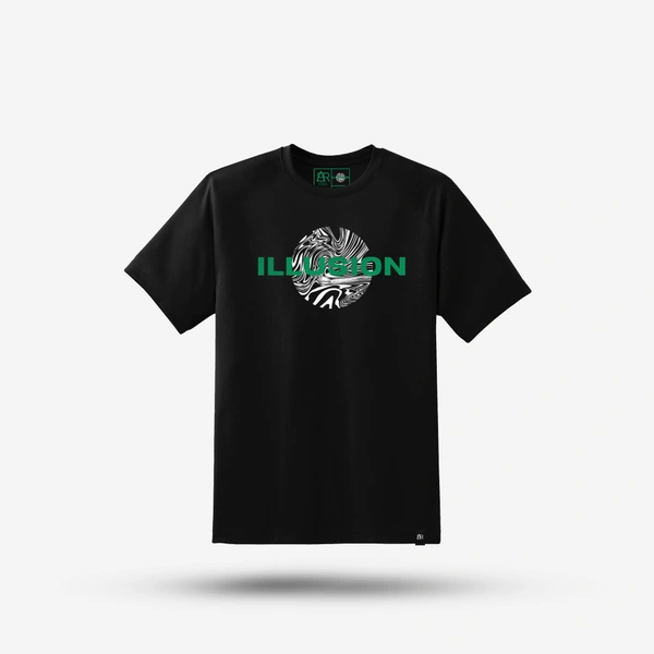 FERA ILLUSION T-SHIRT - Black, L