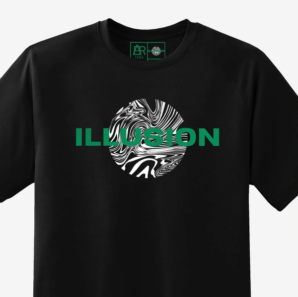 FERA ILLUSION T-SHIRT - Black, L