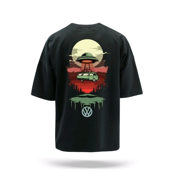 FERA VOLKS LIMITED EDITION-ll OVERSIZED T-SHIRT  - Black, S