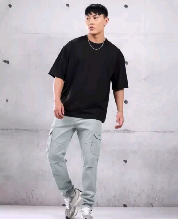 Classical Rhino  Black Oversized Tshirt  - Black, M