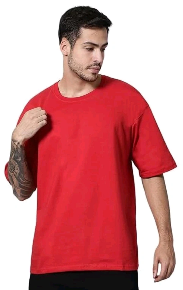 Classical Rhino  Red Oversized T-shirt  - Red, M