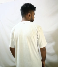Classical Rhino  White Oversized T-shirt  - White, M