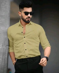 Classical Rhino  Mens Formal Cotton Shirt  - Lucky, M