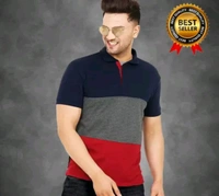 Classical Rhino  Combo Polo Neck Tshirt  - L