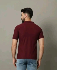 Classical Rhino  Cotton Polo Neck Tshirt  - Carnaby Tan, XXL