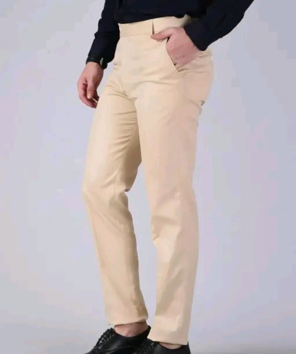 Classical Rhino  Aent Cream Formal Trouser - 32