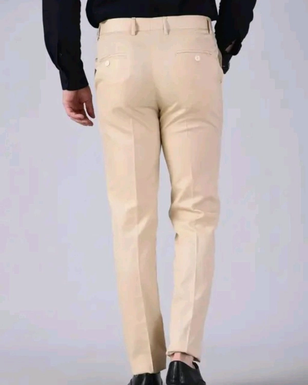 Classical Rhino  Aent Cream Formal Trouser - 32