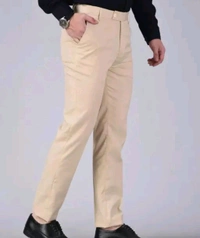Classical Rhino  Aent Cream Formal Trouser - 32