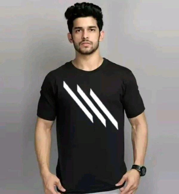 Classical Rhino  White And Black T-shirt  - Black, M