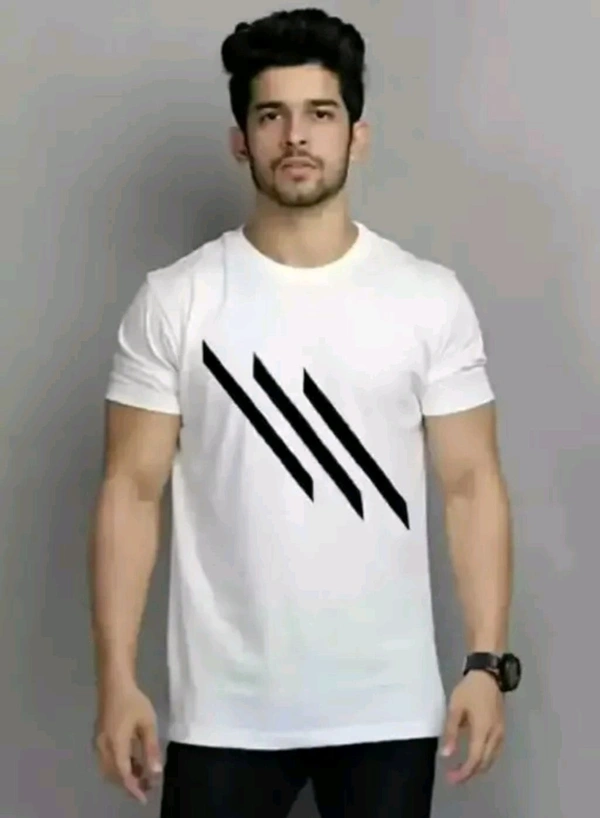 Classical Rhino  White And Black T-shirt  - White, M