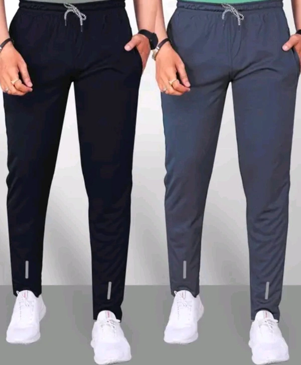 Classical Rhino  Men's Solid Track Pant (Pack Of 2) - 30
