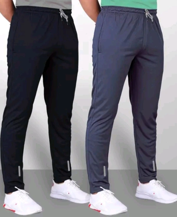 Classical Rhino  Men's Solid Track Pant (Pack Of 2) - 36