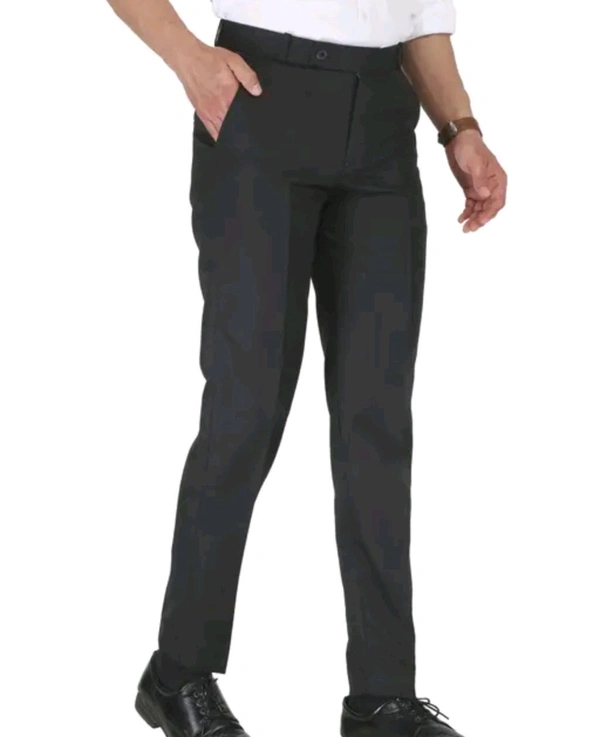 Classical Rhino  Black Formal Pants  - 30