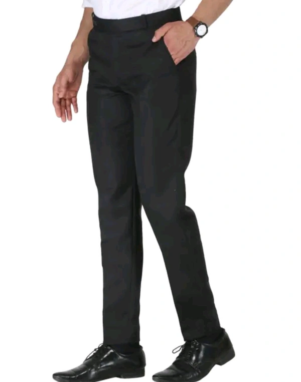 Classical Rhino  Black Formal Pants  - 34