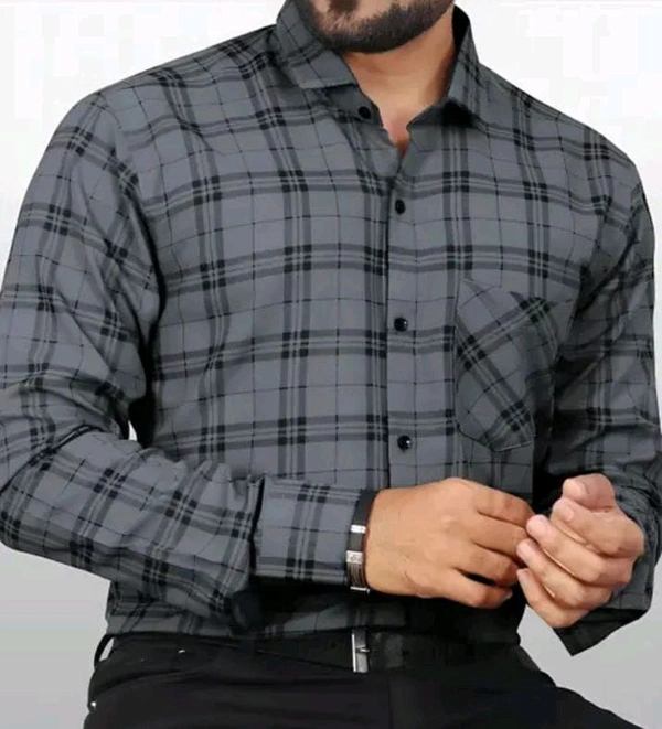 Classical Rhino  Causal Full Sleeve Shirt  - M